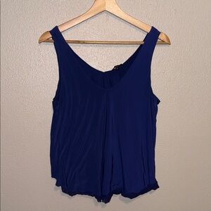 Express Elegant Blue Women's Sleeveless Layering Top